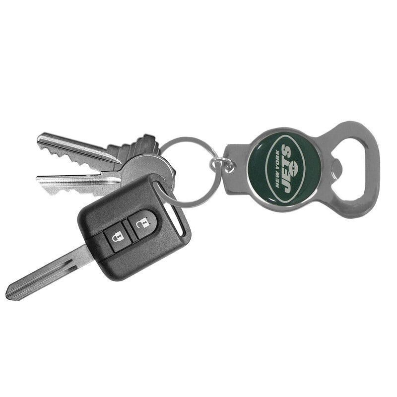 Siskiyou NFL Siskiyou Sports Fan Shop New York Jets Bottle Opener Key Chain One Size Team Color - Image 4